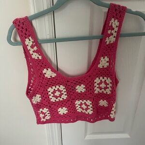 Crochet crop top